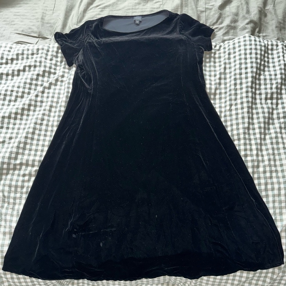 Eileen Fisher Black Velvet Top